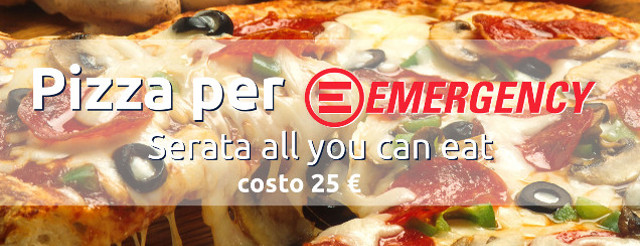 Emergency - serata pizza - 5 giugno Bollengo