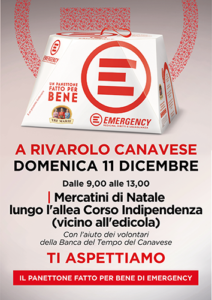 Rivarolo Canavese Panettone Emergency domenica 11 dicembre 2022